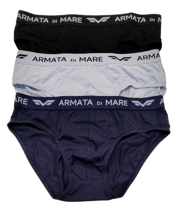 SLIP UOMO IN COTONE ELASTICIZZATO ARMATA DI MARE GT102