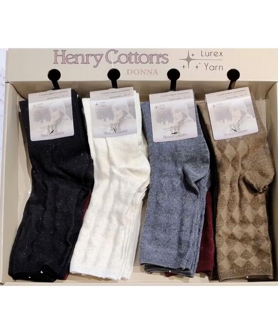 Calzino corto donna in caldo cotone Henry Cotton's HT10221 (1 PAIO)