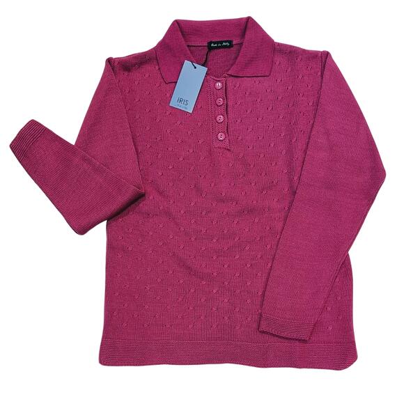 POLO OVER DONNA IN MAGLIA IRIS 125350 2XL-3XL