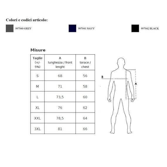 Giubbotto imbottito JRC Canazei&nbsp;997932
