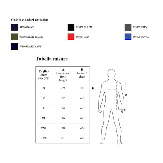 Giubbotto JRC Sestriere Man 993905