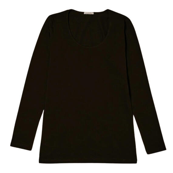 MAGLIA DONNA MANICA LUNGA COTONE ELASTICIZZATO JADEA 4056