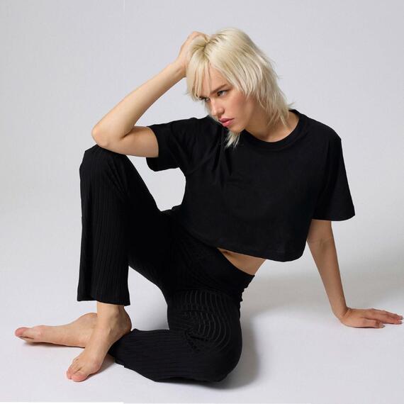 PANTALEGGINGS PALAZZO A COSTE JADEA 4776