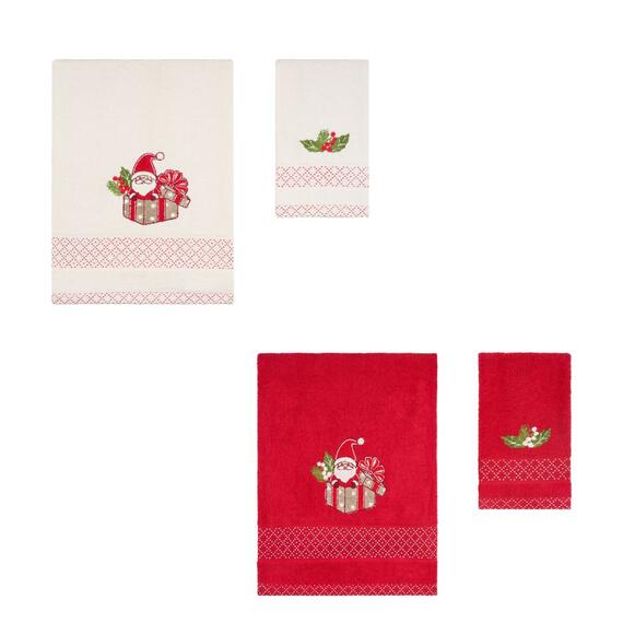 LOT DE 2 SERVIETTES DE NOËL EN ÉPONGE VIGI KAROL