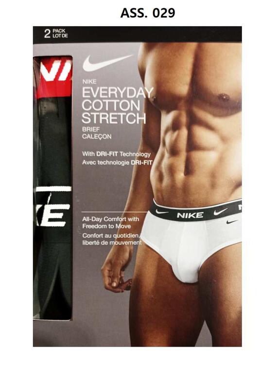 SLIP UOMO COTTON STRETCH DRY-FIT NIKE 0000KE1084 2-PACK