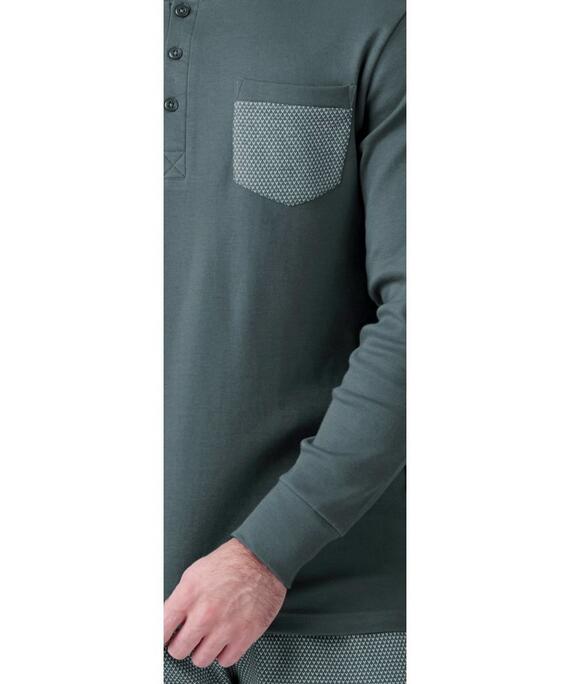 Pigiama uomo in caldo cotone felpato Karelpiu' KF9347