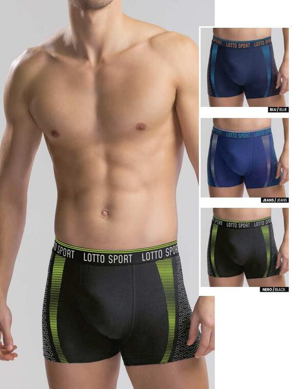 Boxer uomo cotone elasticizzato Lotto LB1332