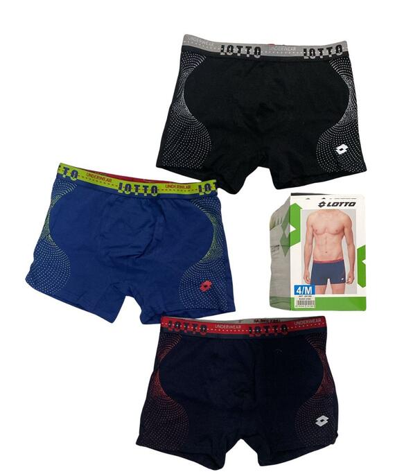 Boxer uomo cotone elasticizzato Lotto LB1365