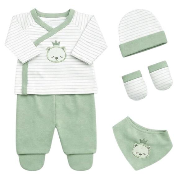SET 5 PEZZI NEONATO NASCITA LES JOLIES LJ-359