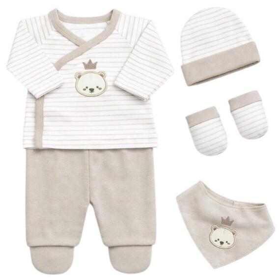 SET 5 PEZZI NEONATO NASCITA LES JOLIES LJ-359