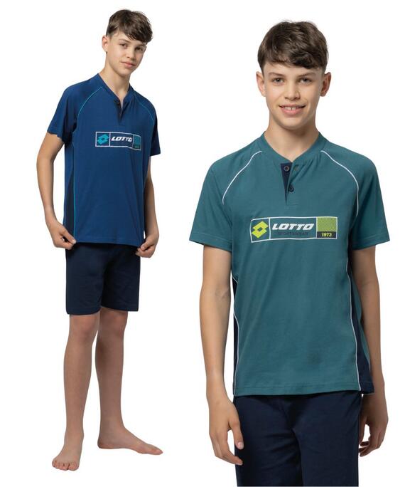Lotto LP4229 Boys' Short Cotton Jersey Pajamas