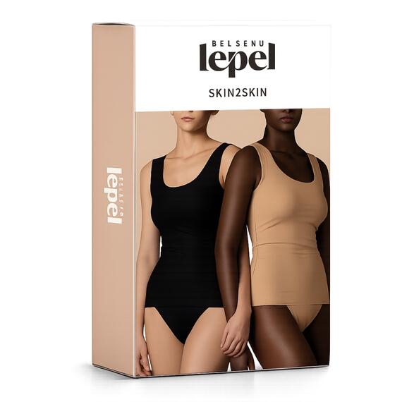 Top con reggiseno in microfibra senza cuciture Lepel Skin2Skin VLPT02776