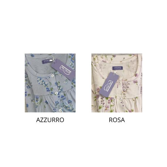 CAMICIA DA NOTTE A MANICA LUNGA IN JERSEY LINCLALOR 75377