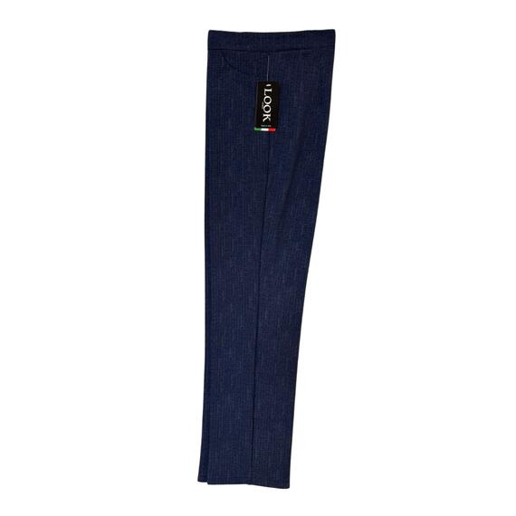 PANTALONE DONNA GESSATO LOOK MANTO