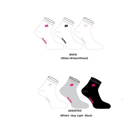 LOTTO GR85 SPORTS SHORT SOCKS FOR GIRLS