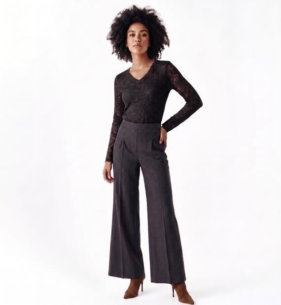 Maglia in pizzo velluto Fiorenza Amadori M1700T36