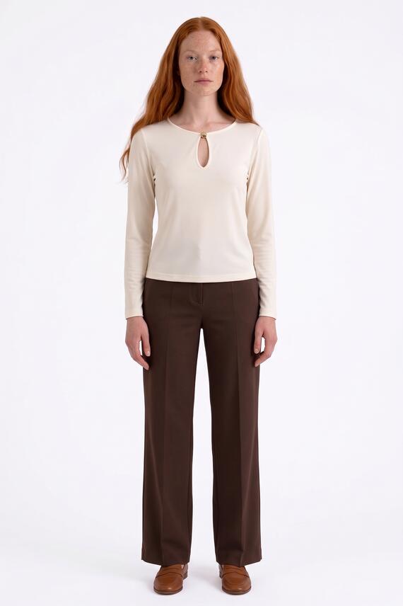 Maglia donna in costina modal Fiorenza Amadori M1733T83