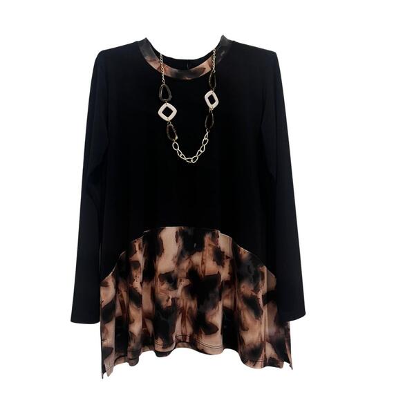 OVERSIZED WOMEN'S BLOUSE WITH CHIARA AUTIERI NECKLACE MA3052