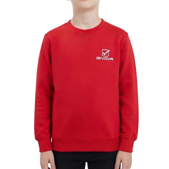 Felpa ragazzo full zip tinta unita Givova MFBG011J