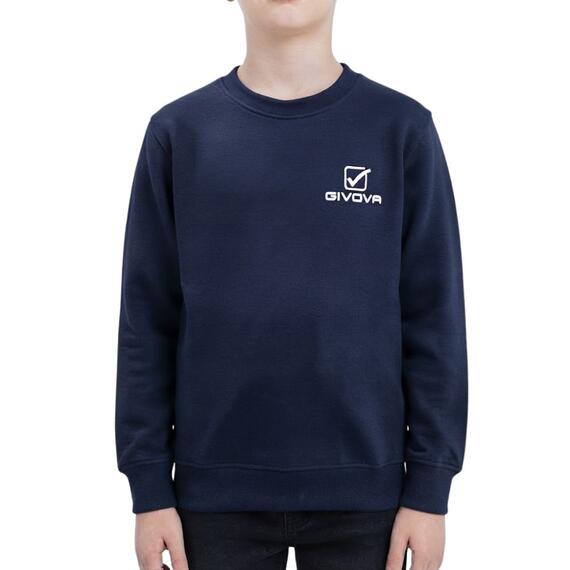 Felpa ragazzo full zip tinta unita Givova MFBG011J