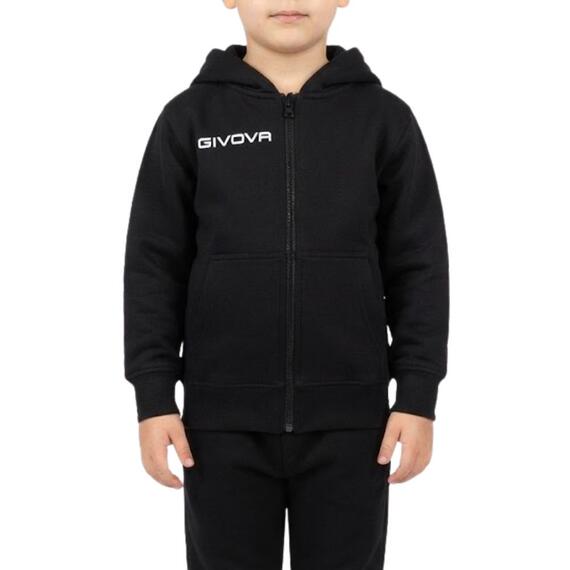 Felpa bambino full zip tinta unita Givova MFBG011B
&nbsp;