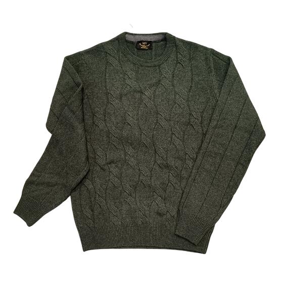 CREW NECK SWEATER WITH WOOL BRAID MV FRECCIA 80