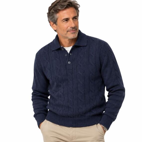 POLO UOMO MISTO LANA MV FUOCO903