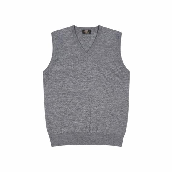 GILET UOMO SMANICATO MISTO LANA MERINO MV MS181