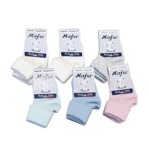Mafer BMC2589 warm cotton baby short socks for layette