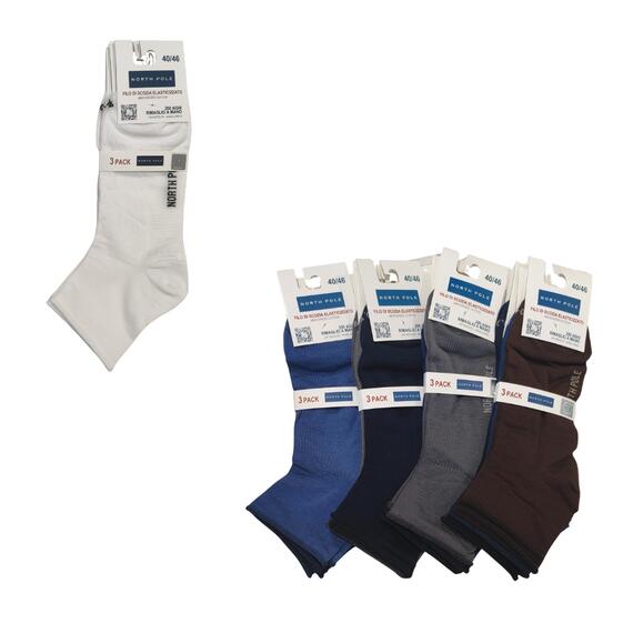 Calze quarter uomo taglio vivo NP LASER 01 NorthPole