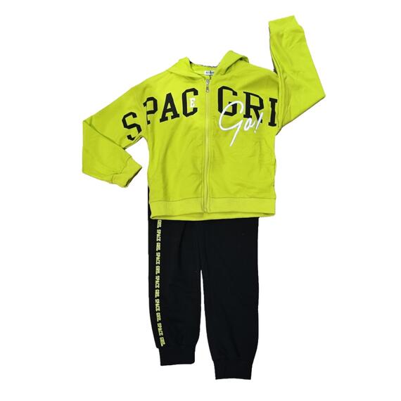 TWO-PIECE TRACKSUIT FOR GIRLS WITH HOOD NEXT SEASON LJ-32866