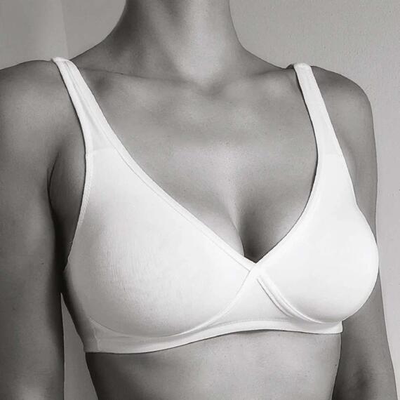 Reggiseno in cotone preformato Gios Nuvola