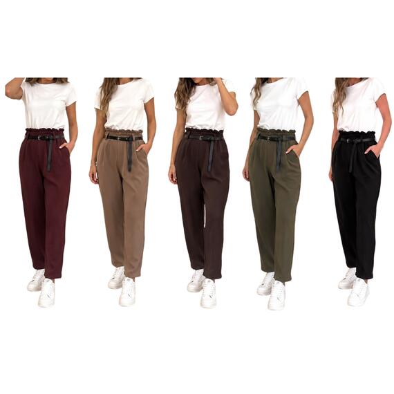 PANTALONE DONNA COULISSE FLORA P190