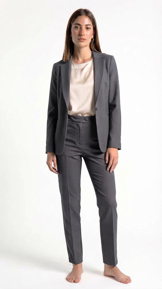 Pantalone lungo punto Milano Fiorenza Amadori P3295T16
