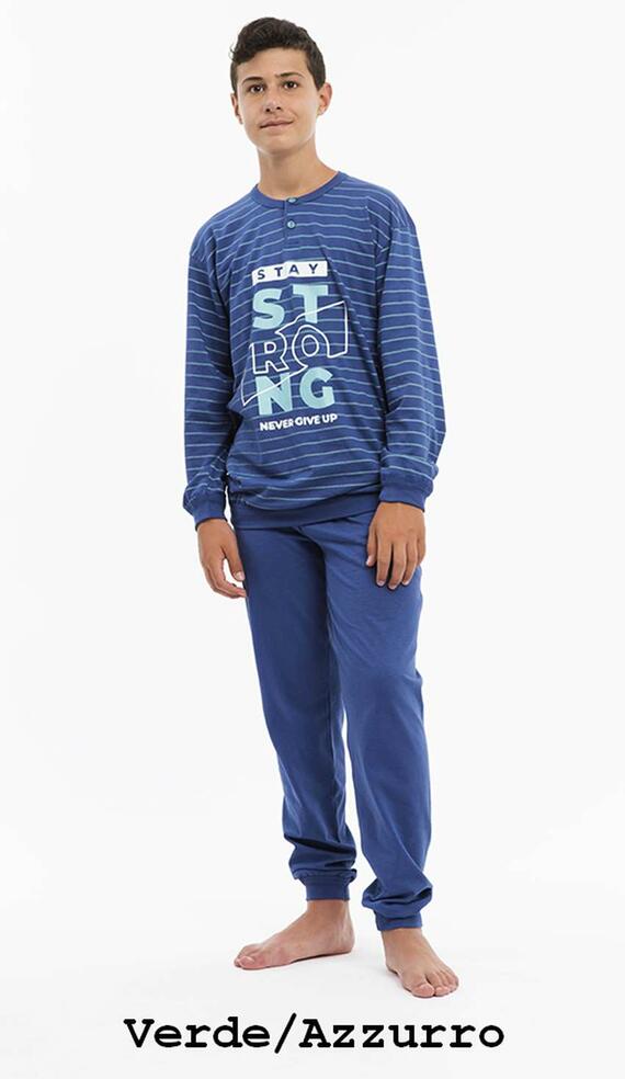 Gary P40012 boys cotton jersey pajamas
