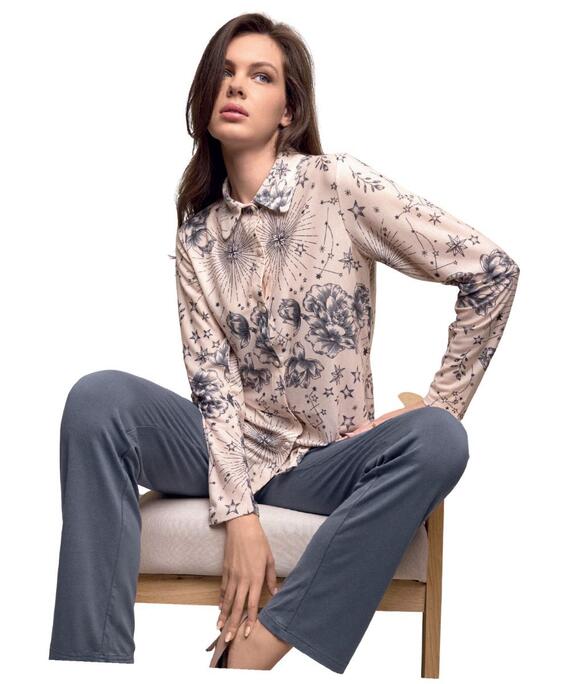 Pigiama donna in viscosa pesante Lormar Seduction PAR654494