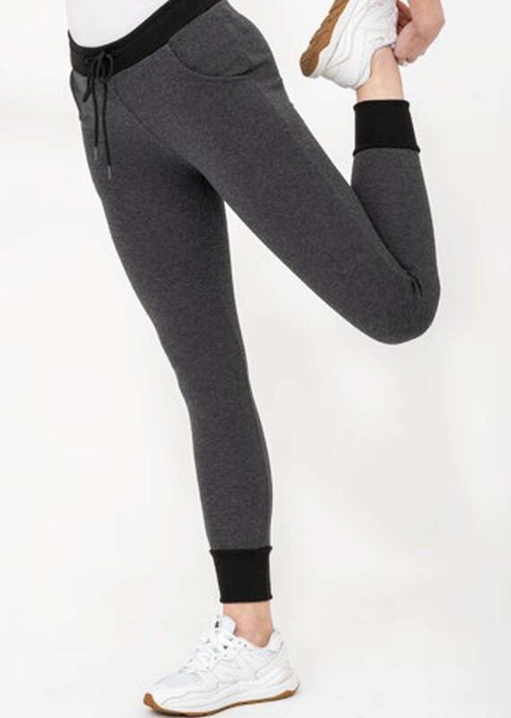 Leggings donna in jersey felpato Gladys PD0842