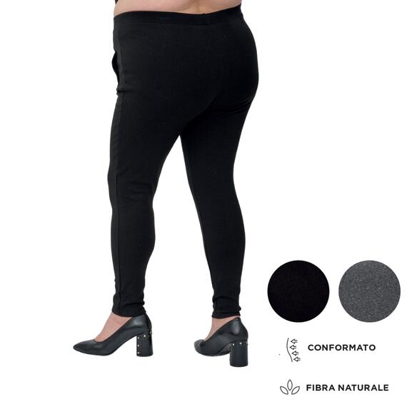 Leggings donna felpata Gladys PD0925 Conformato