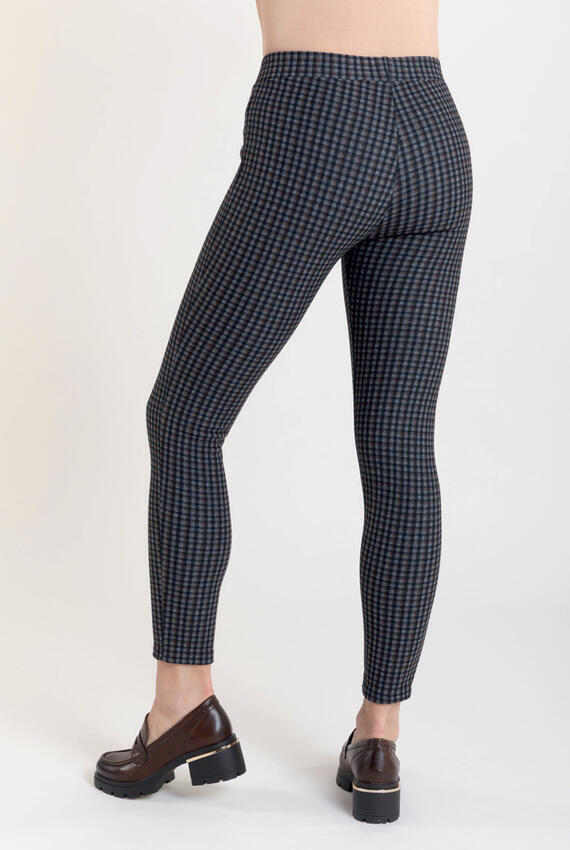 LEGGINGS FELPATO DONNA QUADRETTATO GLADYS PD1927