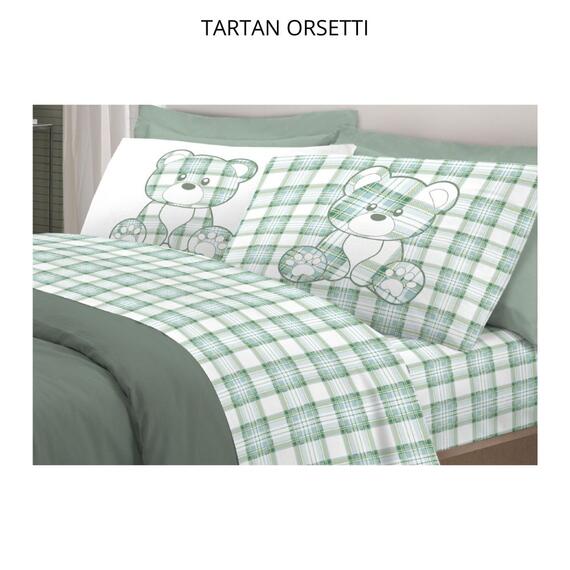 COMPLETO LETTO MATRIMONIALE DI COTONE LEGGERO PENSIERI DELICATI (2 PIAZZE) 