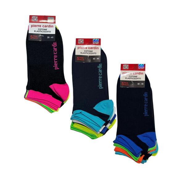 CALZINO PARISCARPA UNISEX FLUO PIERRE CARDIN PC376