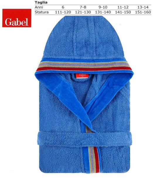 Children's bathrobe with hood Junior Gabel PONGO