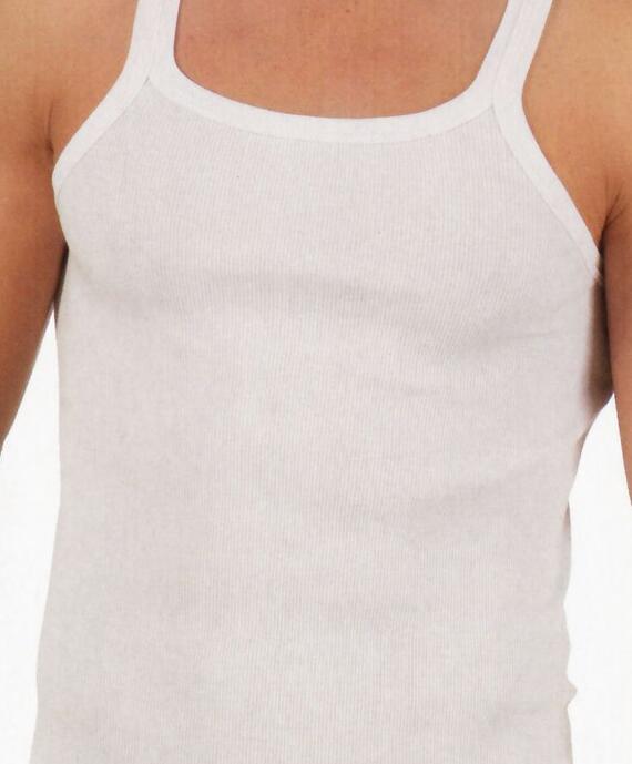 Renato Balestra Portofino men's ribbed pure cotton undershirt