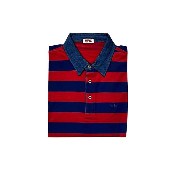 POLO UOMO MANICA CORTA A RIGHE RIFLE RFP569