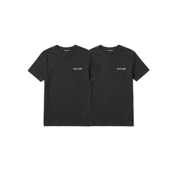 T-shirt uomo girocollo in cotone elasticizzato Roberto Cavalli WSO00E CE010