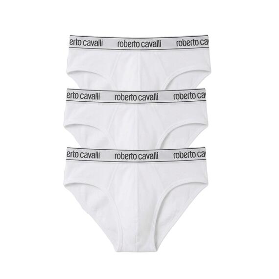 Slip uomo in cotone elasticizzato Roberto Cavalli WSO00G CE001