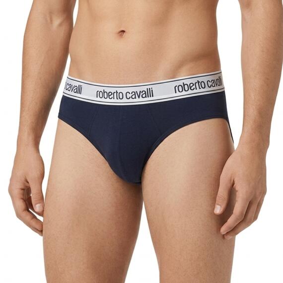 Slip uomo in cotone elasticizzato Roberto Cavalli WSO00G CE001