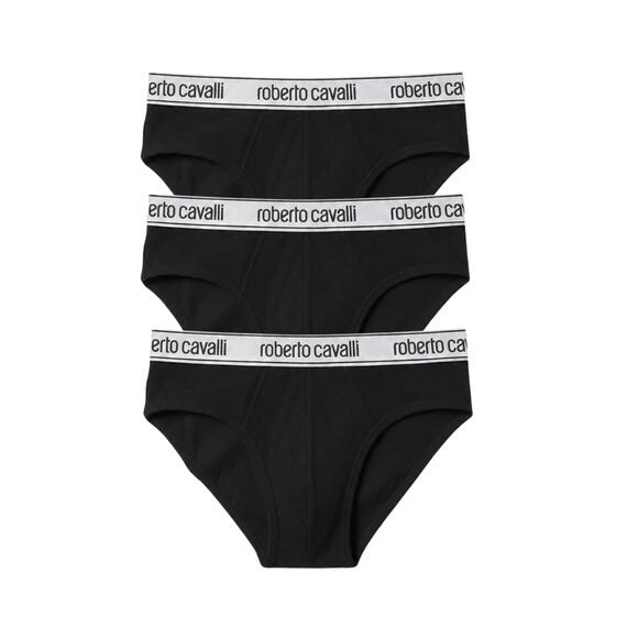 Slip uomo in cotone elasticizzato Roberto Cavalli WSO00G CE001