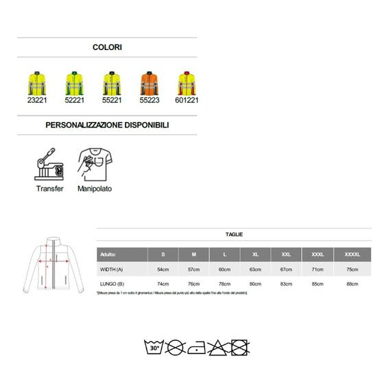 Giacca softshell alta visibilità ANTARES HV9303 Roly