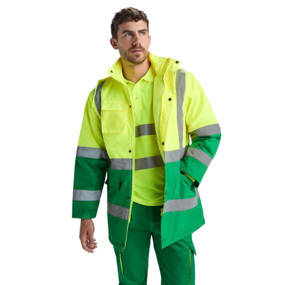 Parka imbottito alta visibilità MERAK HV9320 Roly